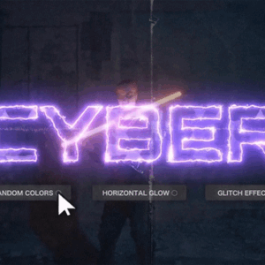 Cyberpunk Text Animator for DaVinci Resolve