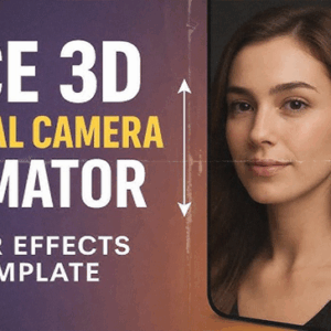 Face 3D Vertical Camera Animator for AE & PP