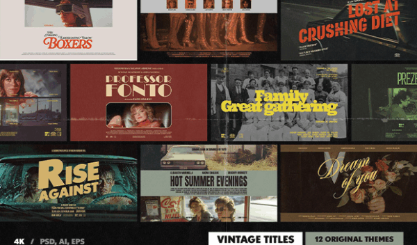 Old Movie Titles Collection