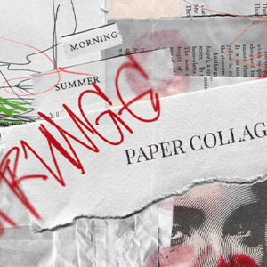 Scribbles & Paper Collage