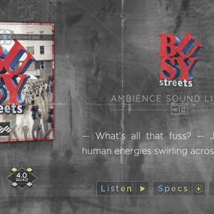 Articulated Sounds - Busy Streets