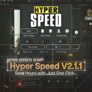Hyper Speed Script for After Effects