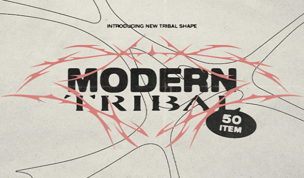 Modern Tribal Vector Shapes