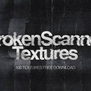 100 Broken Scanner Textures Pack