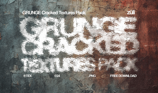 Grunge Cracked Textures Pack