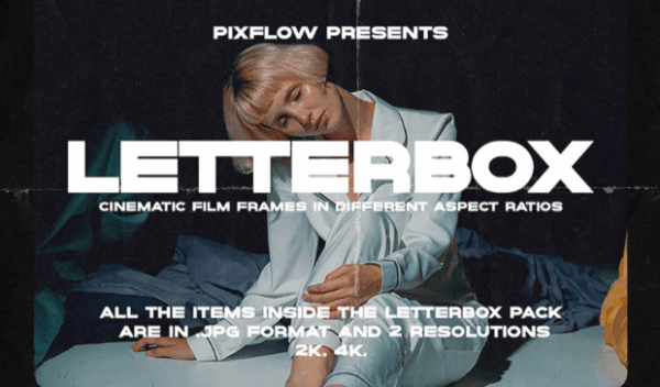 Letterbox Film Frames PNG v2