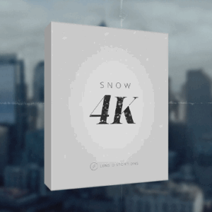 Lens Distortion Snow 4K