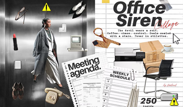 Office Siren Collage Pack