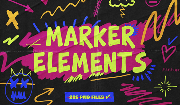 PNG Marker Elements