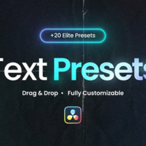 Text Elite Presets for DaVinci Resolve