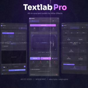 Aescripts - Textlab Pro v1.0