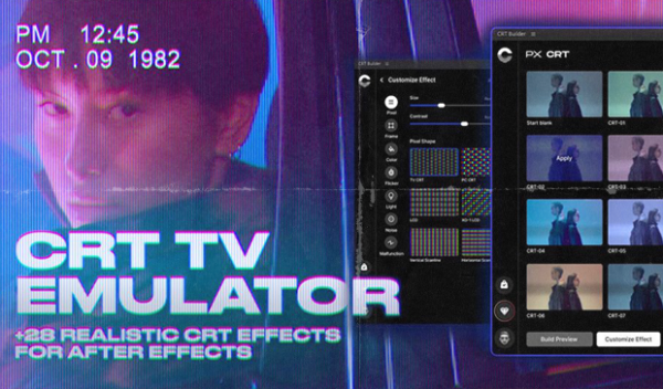 Aescripts - CRT TV Emulator for After Effects