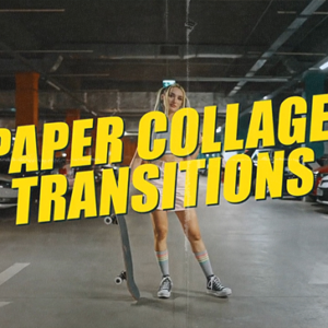 Paper Collage Transitions MOGRT