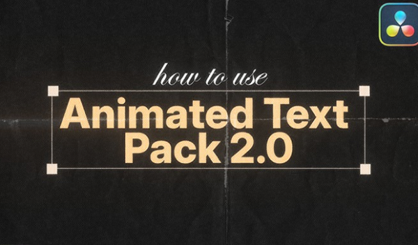 Animated Text Pack 2.0 for DaVinci Resolve