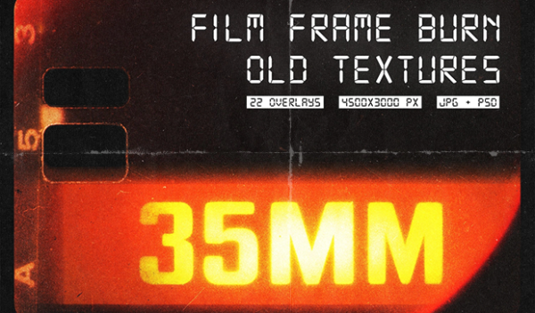 Old Film Burn Overlay