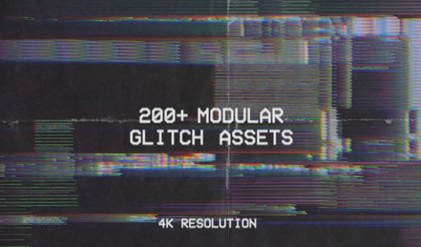 Glitch Effects Real Glitch Texture Overlays (vol. 2)