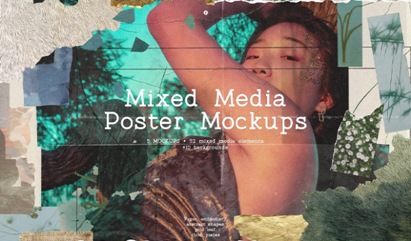 Mixed Media Poster Mockups