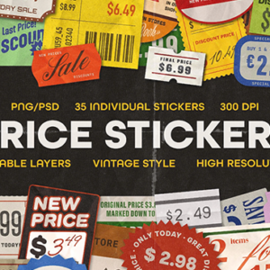 Vintage Price Stickers & Retail Tags