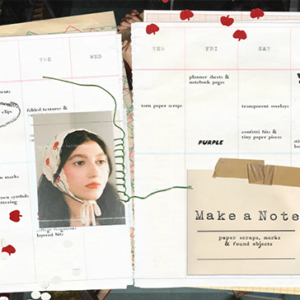 Make a Note Paper & Collage Elements