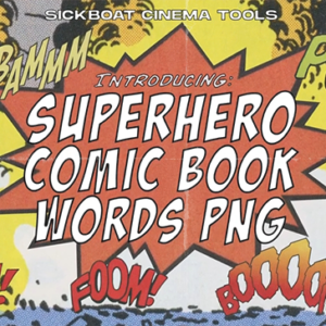 Comic Book Words PNG