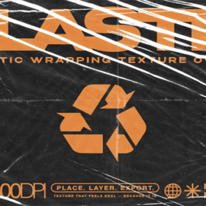 Plastic Wrap Texture Overlays