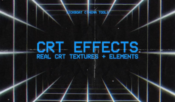 Real CRT Texture Overlays