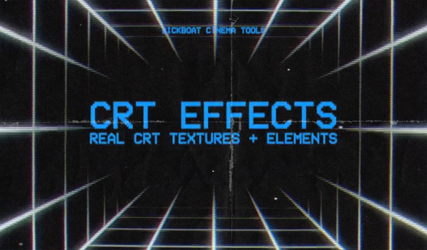 Real CRT Texture Overlays